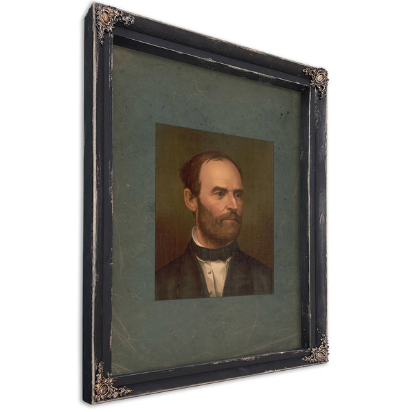 William Tecumseh Sherman 1877 — Ebony Framed Canvas Print | Bella Frye