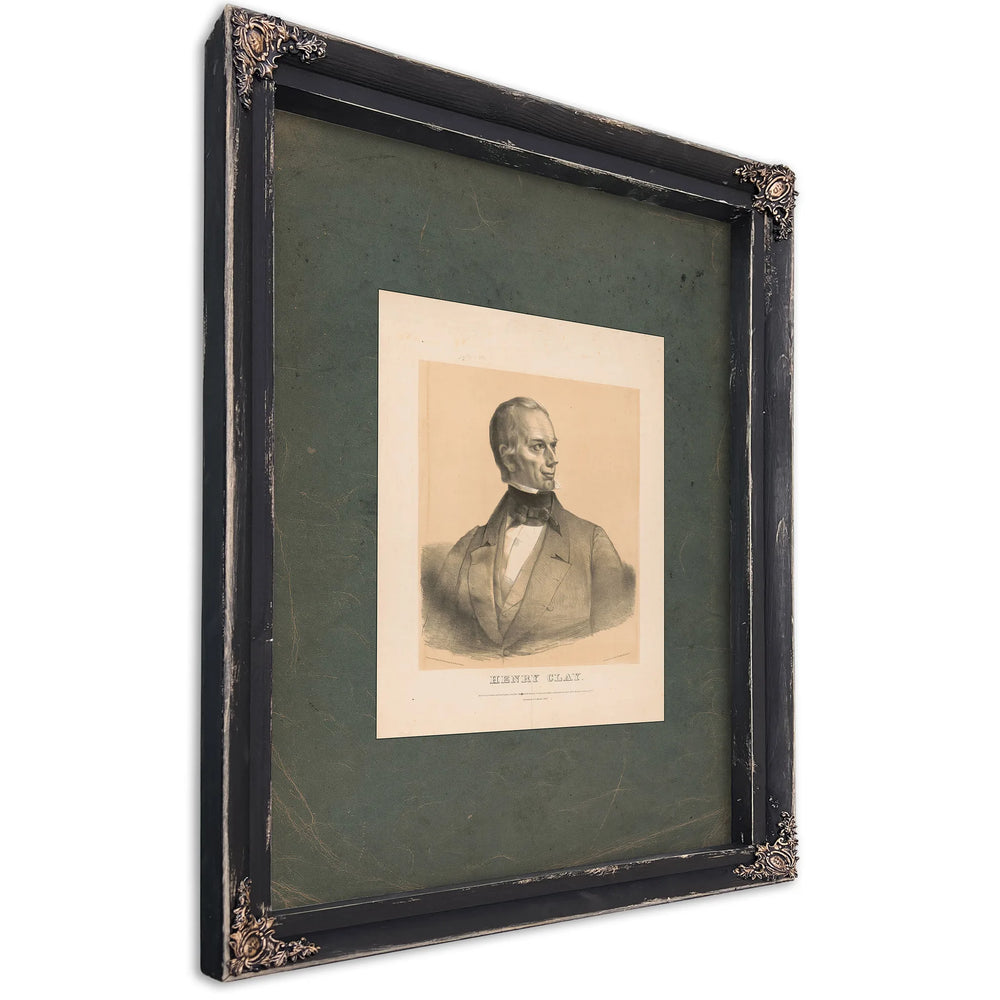 Henry Clay 1844 — Ebony Framed Canvas Print | Bella Frye