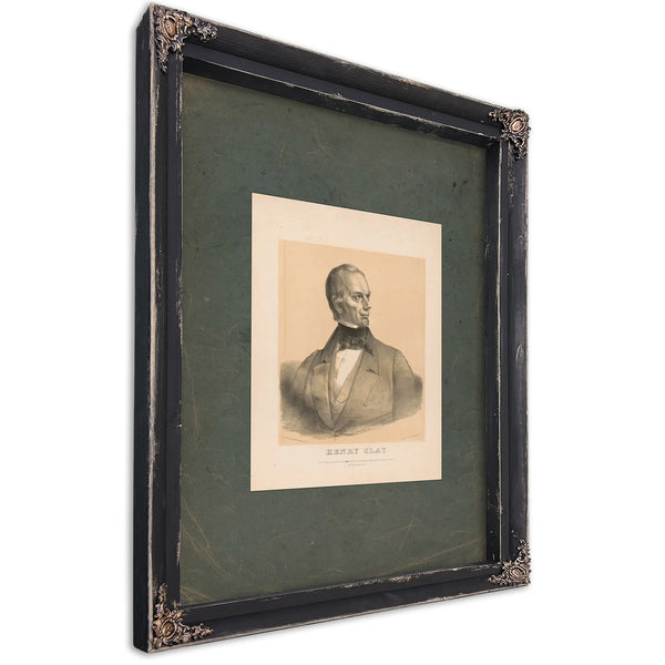 Henry Clay 1844 — Ebony Framed Canvas Print | Bella Frye