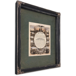 Emancipation Proclamation 1864 — Ebony Framed Canvas Print | Bella Frye