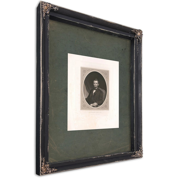 Abraham Lincoln 19th Century 8 — Ebony Framed Canvas Print | Bella Frye