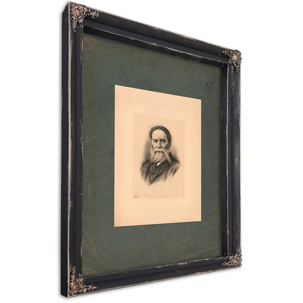 John Amory Lowell 1895 — Ebony Framed Canvas Print | Bella Frye