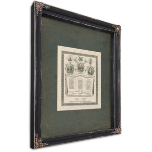 Equality for All Men Before the Law 1877 — Ebony Framed Canvas Print | Bella Frye