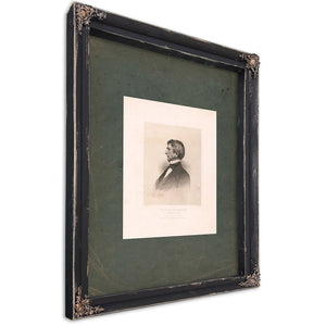 William H Seward Secretary of State 19th Century — Ebony Framed Canvas Print | Bella Frye