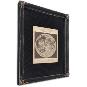 Lord Rosse's Lunar Reverie — A Vast Ruin of Nature — Ebony Framed Canvas Print | Bella Frye