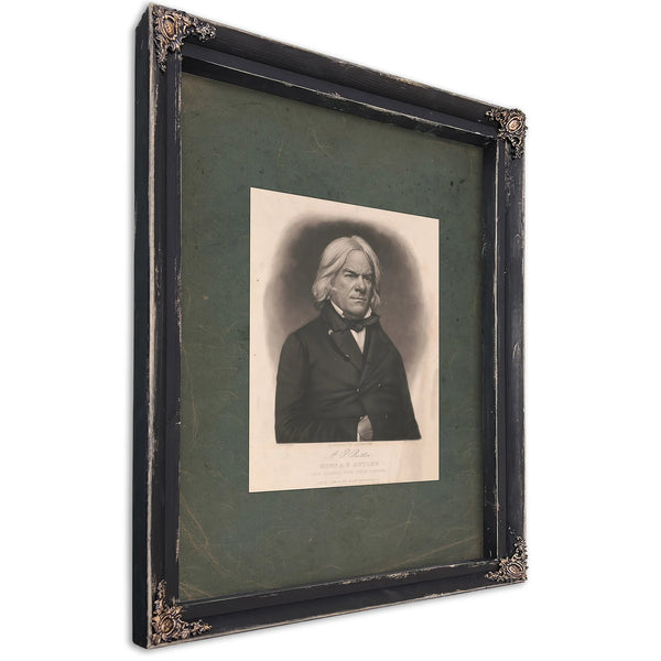 Hon Andrew Pickens Butler Late Senator From South Carolina 19th Century — Ebony Framed Canvas Print | Bella Frye