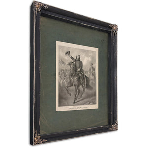 General John Alexander Logan 1874 — Ebony Framed Canvas Print | Bella Frye