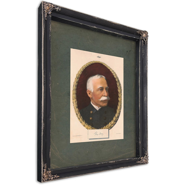 George Dewey 1899 — Ebony Framed Canvas Print | Bella Frye