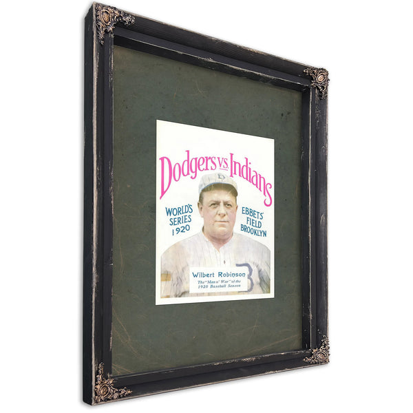 World Series Program — Ebony Framed Canvas Print | Bella Frye