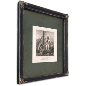 Pioneers of America Westward the Star of Empire Takes Its Way 1897 — Ebony Framed Canvas Print | Bella Frye