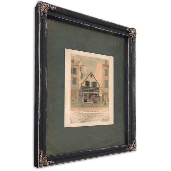 The Rigging House 1846 — Ebony Framed Canvas Print | Bella Frye
