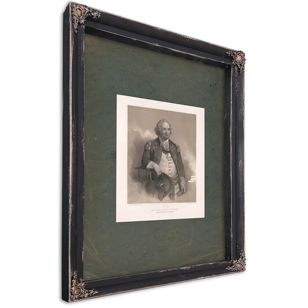 Major General Israel Putnam He Dared to Lead Where Any Dared to Follow 1864 — Ebony Framed Canvas Print | Bella Frye