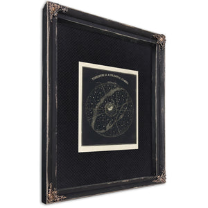 The Cosmic Mirror Smith's Celestial Sphere With Earth at Center — Ebony Framed Canvas Print | Bella Frye