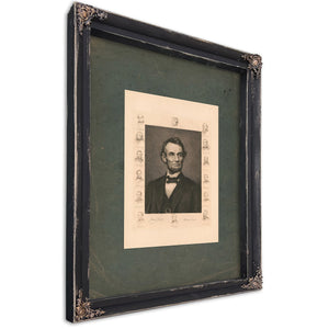 Abraham Lincoln 1911 — Ebony Framed Canvas Print | Bella Frye