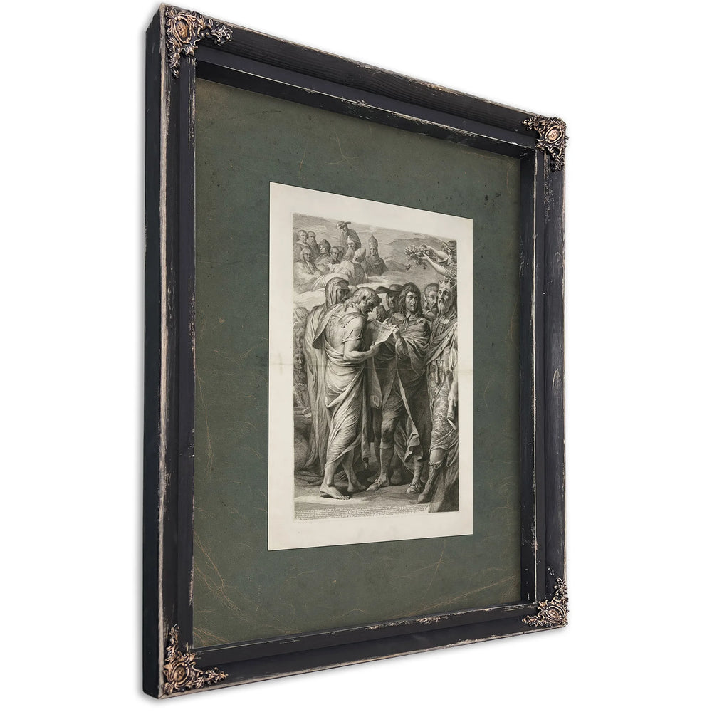 Religious Civil Liberty Established in Maryland in 1649 1793 — Bourbon Framed Canvas Print | Bella Frye