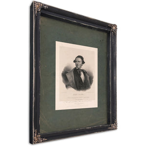 The Gallant Capt Walker of the Texan Rangers Who Fell at the Battle of Huamantla on the 9th of Octer 1847 1847 — Ebony Framed