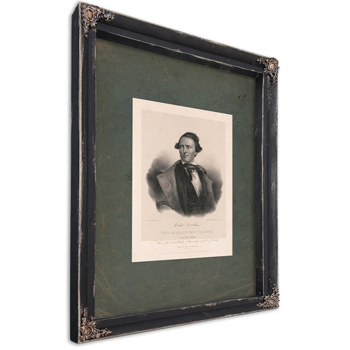 The Gallant Capt Walker of the Texan Rangers Who Fell at the Battle of Huamantla on the 9th of Octer 1847 1847 — Ebony Framed