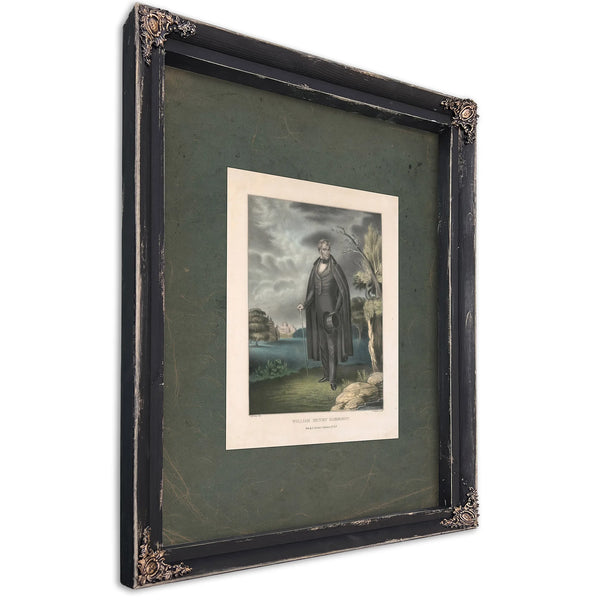 William Henry Harrison 1835 1856 — Ebony Framed Canvas Print | Bella Frye