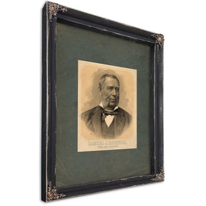 Samuel J Kirkwood Iowas War Governor 1895 — Bourbon Framed Canvas Print | Bella Frye
