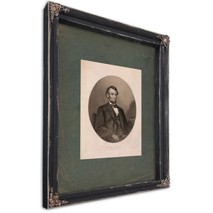 Abraham Lincoln 1865 1 — Ebony Framed Canvas Print | Bella Frye