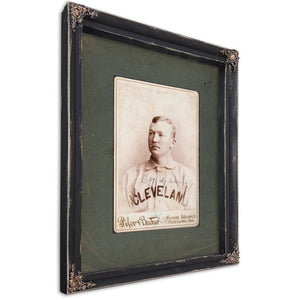 Cy Young by Pifer and Becker 1893 — Ebony Framed Canvas Print | Bella Frye