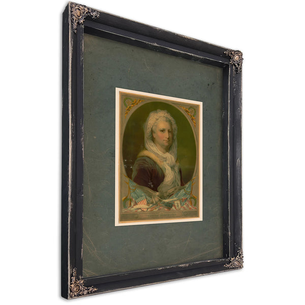 Martha Washington E Pluribus Unum 188 — Ebony Framed Canvas Print | Bella Frye