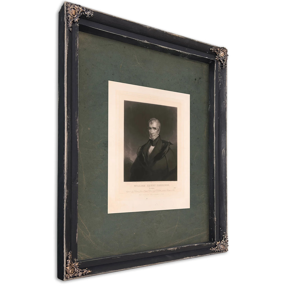 William Henry Harrison of Ohio 184 — Ebony Framed Canvas Print | Bella Frye