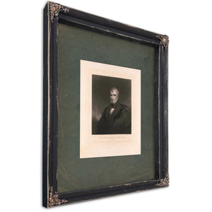 William Henry Harrison of Ohio 184 — Ebony Framed Canvas Print | Bella Frye