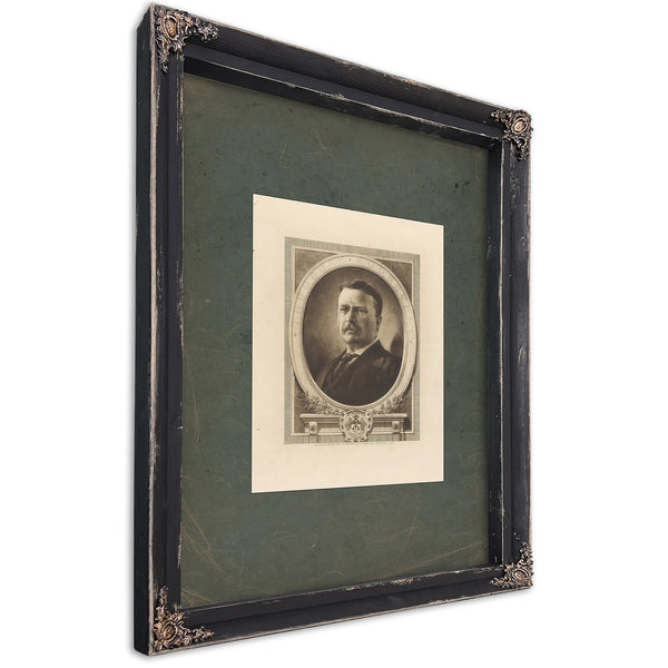 Theodore Roosevelt 195 — Ebony Framed Canvas Print | Bella Frye