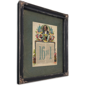 to 1 the Speech That Won the Nomination at the National Democtratic Convention at Chicago 1896 1896 — Ebony Framed Canvas Pri