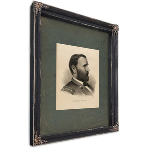 General Grant 1885 — Ebony Framed Canvas Print | Bella Frye