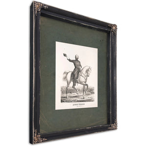 August Willich Brigadier General Usa 1863 — Ebony Framed Canvas Print | Bella Frye