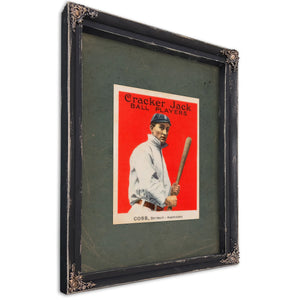 Cracker Jack Ty Cobb — Ebony Framed Canvas Print | Bella Frye