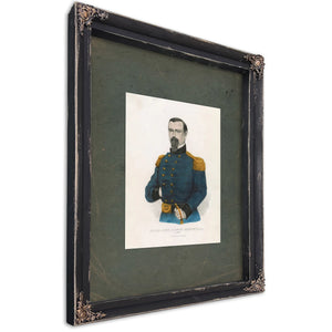 Brigadier General Irwin Mcdowell Us Army 19th Century — Ebony Framed Canvas Print | Bella Frye