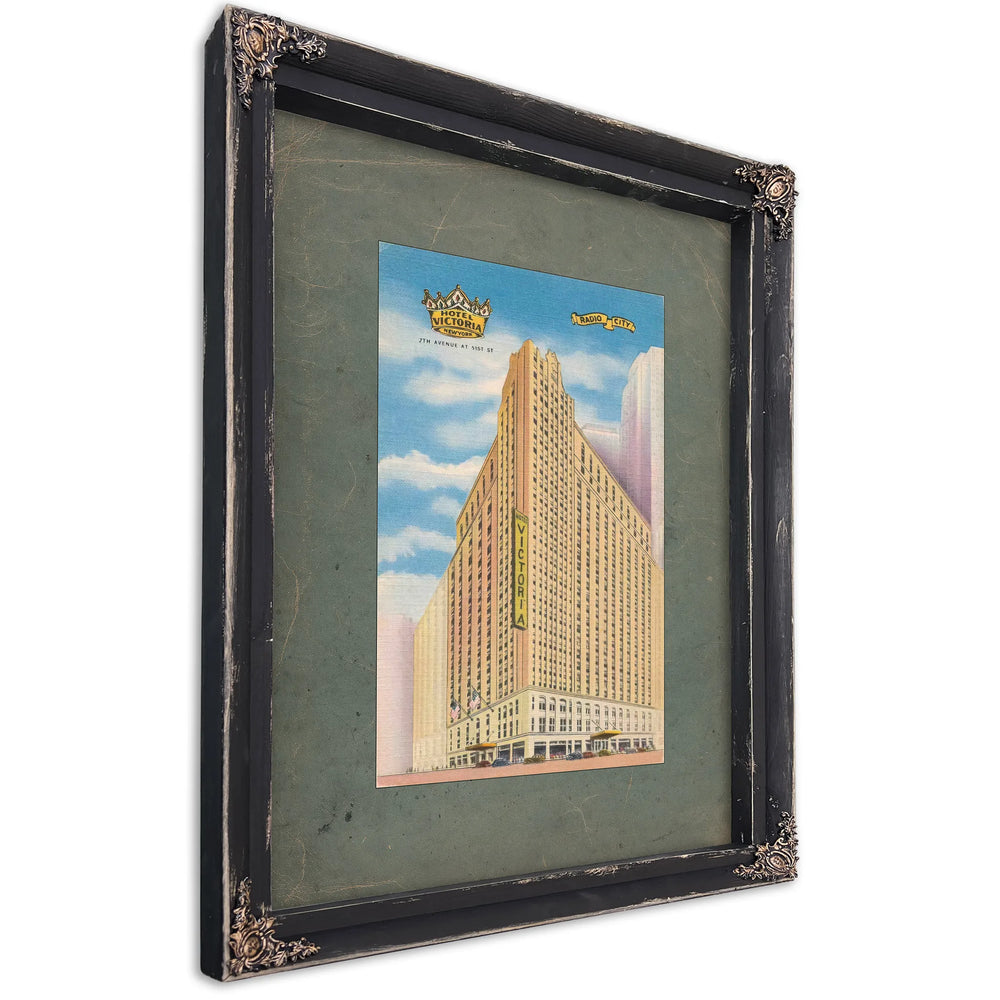 The Victoria Affair Midtown Secrets in Art Deco Splendor — Ebony Framed Canvas Print | Bella Frye