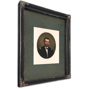 Major General Ulysses S Grant 1866 — Ebony Framed Canvas Print | Bella Frye