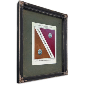 Cornell V Brown Football Game Oct 24 1914 — Ebony Framed Canvas Print | Bella Frye
