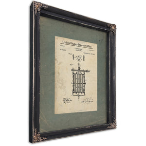 The Zwietusch Beer Filter Patent Industrial Brewing Apparatus Blueprint — Ebony Framed Canvas Print | Bella Frye