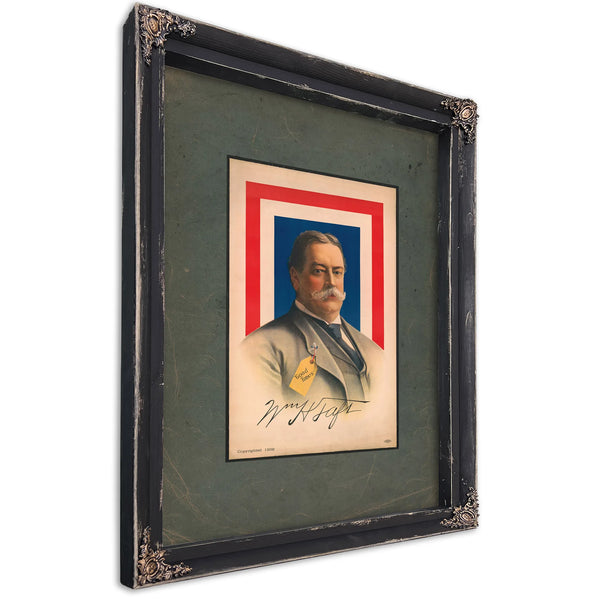 Od Times William H Taft 198 — Ebony Framed Canvas Print | Bella Frye
