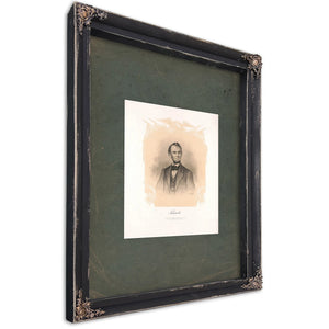 Abraham Lincoln 19th Century 5 — Ebony Framed Canvas Print | Bella Frye