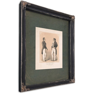 The Two Martyrs Joseph Hyrum Smith 1847 — Ebony Framed Canvas Print | Bella Frye