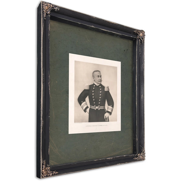Admiral George Dewey Usn 1899 — Ebony Framed Canvas Print | Bella Frye