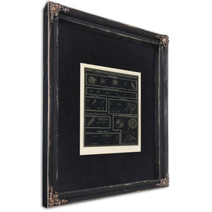 The Distant Mysteries a Victorian Atlas of Nebulae and Star Clusters — Ebony Framed Canvas Print | Bella Frye