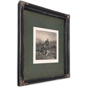 The Recall Companion to the Flag of Truce 1897 — Ebony Framed Canvas Print | Bella Frye