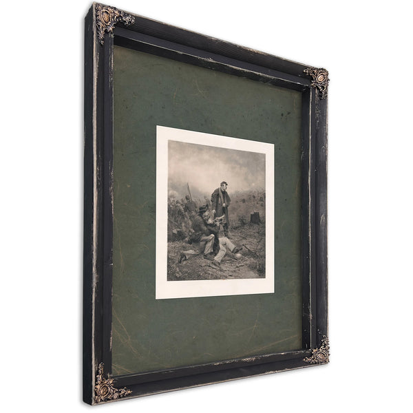 The Recall Companion to the Flag of Truce 1897 — Ebony Framed Canvas Print | Bella Frye