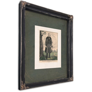 General Andrew Jackson_ the Hero the Sage and the Patriot 1845 — Ebony Framed Canvas Print | Bella Frye