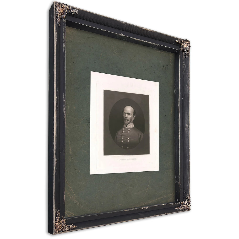 Joseph Eggleston Johnston 186 189 — Ebony Framed Canvas Print | Bella Frye