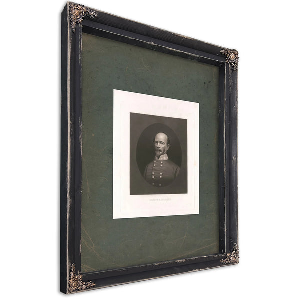 Joseph Eggleston Johnston 186 189 — Ebony Framed Canvas Print | Bella Frye