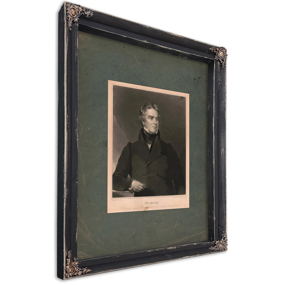 Horace Binney 183 184 — Ebony Framed Canvas Print | Bella Frye