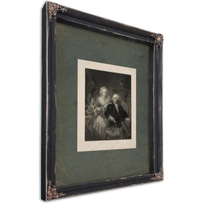 Washington at Home 1867 — Ebony Framed Canvas Print | Bella Frye